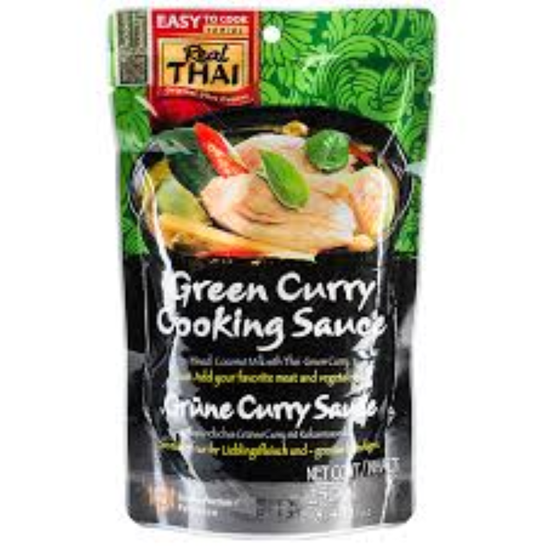 REAL THAI GREEN CURRY COOKING SAUCE 250ML